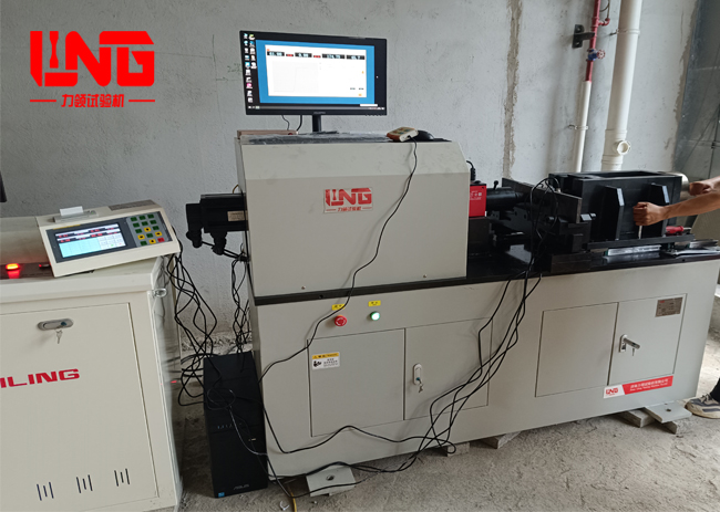 新标准高强螺栓检测仪试验过程